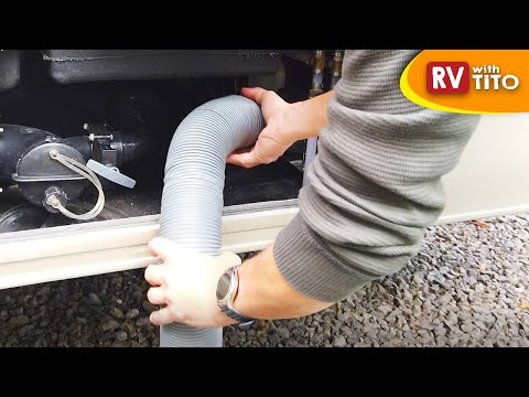 Secret RV Sewer Hose Storage Compartment 1