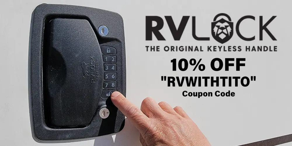 Get 10% Off RV Lock Keyless Entry with code RVWITHTITO 